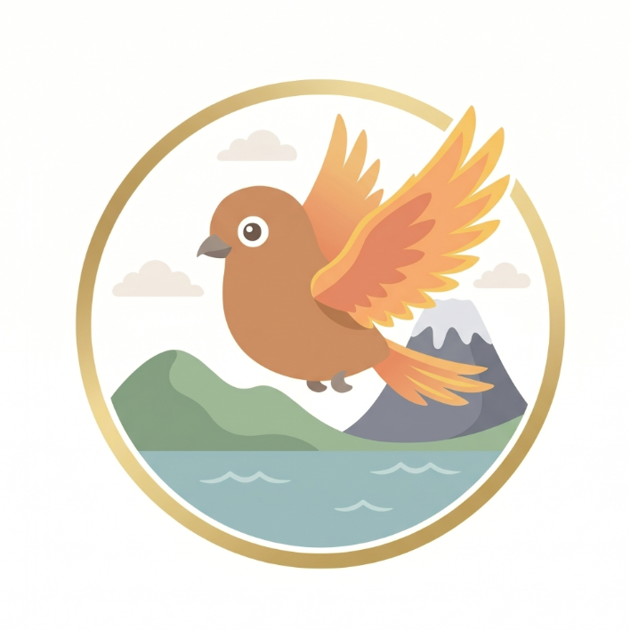 深山鸟 Logo